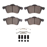 Dynamic Friction 1996-1996 Volkswagen EuroVan Front 4000 HybriDynamic Brake Pads and Hardware Kit by Dynamic Friction Company 4000-0705-01