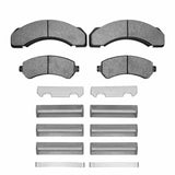 Dynamic Friction 1997-1999 Chevrolet P30 Front/Rear 4000 HybriDynamic Brake Pads and Hardware Kit by Dynamic Friction Company 4000-0717-04