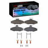 Dynamic Friction 1997-2004 Daewoo Nubira Rear 4000 HybriDynamic Brake Pads and Hardware Kit by Dynamic Friction Company 4000-0724-01