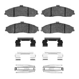 Dynamic Friction 1997-2013 Chevrolet Corvette Front 4000 HybriDynamic Brake Pads and Hardware Kit by Dynamic Friction Company 4000-0731-01