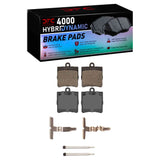 Dynamic Friction 1996-2015 Chrysler Crossfire Rear 4000 HybriDynamic Brake Pads and Hardware Kit by Dynamic Friction Company 4000-0779-01
