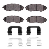 Dynamic Friction 1999-2017 Chevrolet Spark (USA/Canada) Front 4000 HybriDynamic Brake Pads and Hardware Kit by Dynamic Friction Company 4000-0797-01