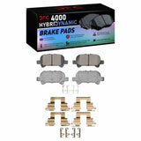 Dynamic Friction 2002-2008 Toyota Solara Rear 4000 HybriDynamic Brake Pads and Hardware Kit by Dynamic Friction Company 4000-0828-01