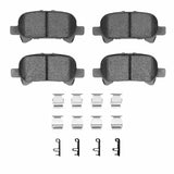 Dynamic Friction 2000-2004 Toyota Avalon Rear 4000 HybriDynamic Brake Pads and Hardware Kit by Dynamic Friction Company 4000-0828-02