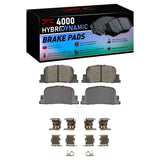 Dynamic Friction 2000-2010 Lexus ES300 Rear 4000 HybriDynamic Brake Pads and Hardware Kit by Dynamic Friction Company 4000-0835-01