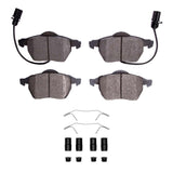 Dynamic Friction 1998-2008 Audi A4 (Mexico) Front 4000 HybriDynamic Brake Pads and Hardware Kit by Dynamic Friction Company 4000-0840-01