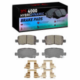 Dynamic Friction 2001-2008 Acura MDX Rear 4000 HybriDynamic Brake Pads and Hardware Kit by Dynamic Friction Company 4000-0865-01