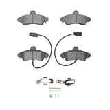 Dynamic Friction 2001-2004 Mercury Cougar Rear 4000 HybriDynamic Brake Pads and Hardware Kit by Dynamic Friction Company 4000-0899-01