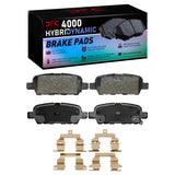 Dynamic Friction 2008-2013 Nissan Rogue Rear 4000 HybriDynamic Brake Pads and Hardware Kit by Dynamic Friction Company 4000-0905-02