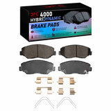 Dynamic Friction 2013-2021 Honda Civic Front 4000 HybriDynamic Brake Pads and Hardware Kit by Dynamic Friction Company 4000-0914-01