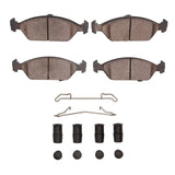 Dynamic Friction 1994-2000 Kia Sephia Front 4000 HybriDynamic Brake Pads and Hardware Kit by Dynamic Friction Company 4000-0925-01