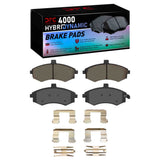 Dynamic Friction 2002-2005 Hyundai Elantra Front 4000 HybriDynamic Brake Pads and Hardware Kit by Dynamic Friction Company 4000-0941-01