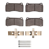 Dynamic Friction 2003-2017 Dodge Viper Rear/Front 4000 HybriDynamic Brake Pads and Hardware Kit by Dynamic Friction Company 4000-0968-01
