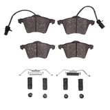 Dynamic Friction 2001-2003 Volkswagen EuroVan Front 4000 HybriDynamic Brake Pads and Hardware Kit by Dynamic Friction Company 4000-0982-01
