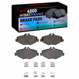Dynamic Friction 2003-2009 Mercedes-Benz E320 Front 4000 HybriDynamic Brake Pads and Hardware Kit by Dynamic Friction Company 4000-0987-01