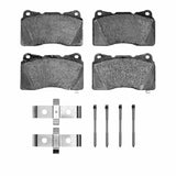 Dynamic Friction 2005-2006 Ford GT Front 4000 HybriDynamic Brake Pads and Hardware Kit by Dynamic Friction Company 4000-1001-02