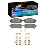Dynamic Friction 2003-2008 Saab 9-2X Rear 4000 HybriDynamic Brake Pads and Hardware Kit by Dynamic Friction Company 4000-1004-01