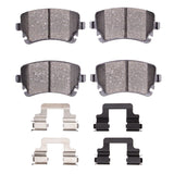 Dynamic Friction 2003-2018 Audi S8 Rear 4000 HybriDynamic Brake Pads and Hardware Kit by Dynamic Friction Company 4000-1018-01