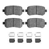 Dynamic Friction 2004-2007 Ford Freestar Rear 4000 HybriDynamic Brake Pads and Hardware Kit by Dynamic Friction Company 4000-1021-01