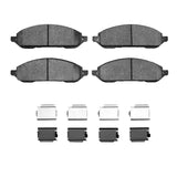 Dynamic Friction 2004-2007 Ford Freestar Front 4000 HybriDynamic Brake Pads and Hardware Kit by Dynamic Friction Company 4000-1022-01