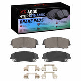 Dynamic Friction 2005-2023 Chrysler 300 Front 4000 HybriDynamic Brake Pads and Hardware Kit by Dynamic Friction Company 4000-1056-01
