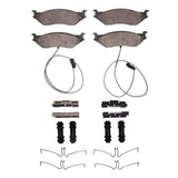 Dynamic Friction 2018-2020 Coachmen PURSUIT Front/Rear 4000 HybriDynamic Brake Pads and Hardware Kit by Dynamic Friction Company 4000-1066-11