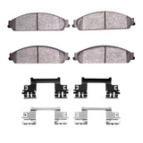 Dynamic Friction 2005-2009 Ford Taurus X Front 4000 HybriDynamic Brake Pads and Hardware Kit by Dynamic Friction Company 4000-1070-02
