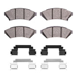 Dynamic Friction 2004-2015 Buick Terraza Front 4000 HybriDynamic Brake Pads and Hardware Kit by Dynamic Friction Company 4000-1075-01
