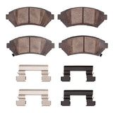 Dynamic Friction 2005-2005 Buick LeSabre Front 4000 HybriDynamic Brake Pads and Hardware Kit by Dynamic Friction Company 4000-1076-01