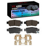 Dynamic Friction 2005-2010 Honda Odyssey Rear 4000 HybriDynamic Brake Pads and Hardware Kit by Dynamic Friction Company 4000-1088-01