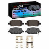 Dynamic Friction 2005-2015 Buick Terraza Rear 4000 HybriDynamic Brake Pads and Hardware Kit by Dynamic Friction Company 4000-1093-01