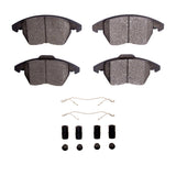 Dynamic Friction 2005-2018 Audi A3 Quattro Front 4000 HybriDynamic Brake Pads and Hardware Kit by Dynamic Friction Company 4000-1107-01
