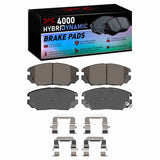 Dynamic Friction 2010-2020 Buick Regal Front 4000 HybriDynamic Brake Pads and Hardware Kit by Dynamic Friction Company 4000-1125-02