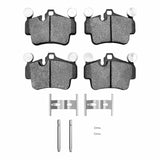 Dynamic Friction 2003-2016 Porsche Cayman Rear 4000 HybriDynamic Brake Pads and Hardware Kit by Dynamic Friction Company 4000-1135-01