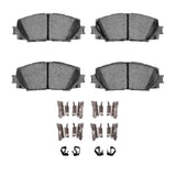 Dynamic Friction 2006-2019 Scion IQ Front 4000 HybriDynamic Brake Pads and Hardware Kit by Dynamic Friction Company 4000-1184-01