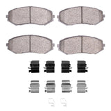 Dynamic Friction 2006-2017 Suzuki Grand Vitara Front 4000 HybriDynamic Brake Pads and Hardware Kit by Dynamic Friction Company 4000-1188-01