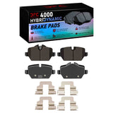 Dynamic Friction 2005-2016 BMW 120i (Mexico) Rear 4000 HybriDynamic Brake Pads and Hardware Kit by Dynamic Friction Company 4000-1226-01
