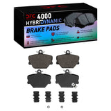 Dynamic Friction 2005-2016 Smart Fortwo Front 4000 HybriDynamic Brake Pads and Hardware Kit by Dynamic Friction Company 4000-1252-01