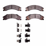 Dynamic Friction 2008-2025 Ford E-350 Super Duty Rear 4000 HybriDynamic Brake Pads and Hardware Kit by Dynamic Friction Company 4000-1329-01