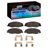 Dynamic Friction 2008-2014 Cadillac CTS Front 4000 HybriDynamic Brake Pads and Hardware Kit by Dynamic Friction Company 4000-1332-01