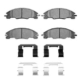 Dynamic Friction 2008-2011 Ford Focus Front 4000 HybriDynamic Brake Pads and Hardware Kit by Dynamic Friction Company 4000-1339-01