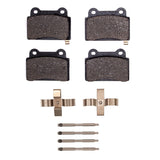 Dynamic Friction 2008-2015 Mitsubishi Lancer Rear 4000 HybriDynamic Brake Pads and Hardware Kit by Dynamic Friction Company 4000-1368-01