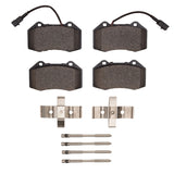 Dynamic Friction 2015-2020 Alfa Romeo 4C Front 4000 HybriDynamic Brake Pads and Hardware Kit by Dynamic Friction Company 4000-1379-11
