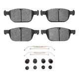Dynamic Friction 2003-2016 Volvo XC90/XC60 Front 4000 HybriDynamic Brake Pads and Hardware Kit by Dynamic Friction Company 4000-1412-01