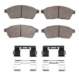 Dynamic Friction 2010-2016 Cadillac SRX Front 4000 HybriDynamic Brake Pads and Hardware Kit by Dynamic Friction Company 4000-1422-01