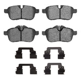 Dynamic Friction 2009-2016 BMW Z4 Rear 4000 HybriDynamic Brake Pads and Hardware Kit by Dynamic Friction Company 4000-1433-01