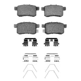 Dynamic Friction 2008-2017 Acura TSX Rear 4000 HybriDynamic Brake Pads and Hardware Kit by Dynamic Friction Company 4000-1451-01