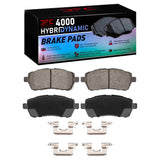 Dynamic Friction 2011-2017 Mazda 2 (Mexico) Front 4000 HybriDynamic Brake Pads and Hardware Kit by Dynamic Friction Company 4000-1454-11