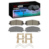 Dynamic Friction 2005-2024 Nissan Armada Front 4000 HybriDynamic Brake Pads and Hardware Kit by Dynamic Friction Company 4000-1509-01