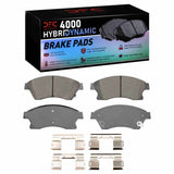 Dynamic Friction 2011-2017 Chevrolet Sonic (USA/Canada) Front 4000 HybriDynamic Brake Pads and Hardware Kit by Dynamic Friction Company 4000-1522-01